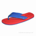 Fabric Tape Men's Slippers with EVA Sole, Comes in Different Colors